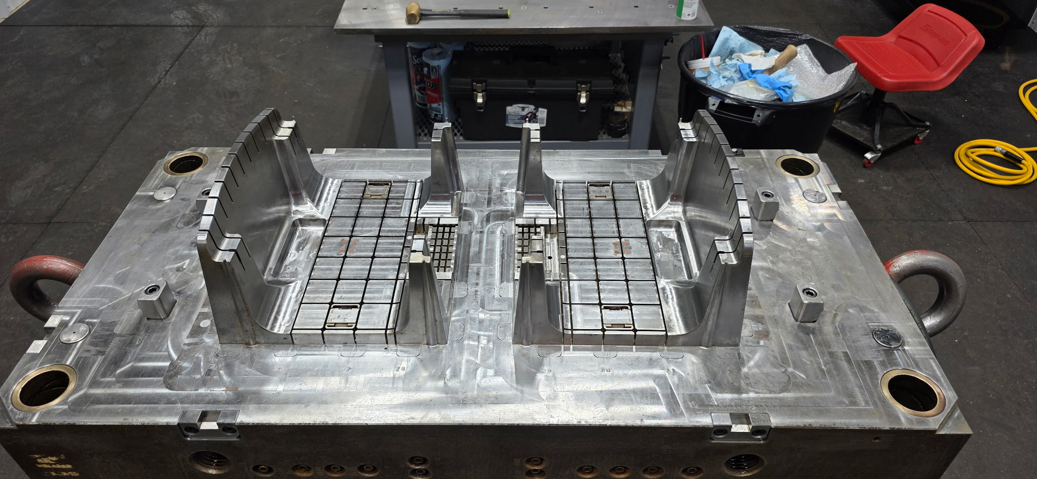 Varden Mold Cleanup showing inside of cavity