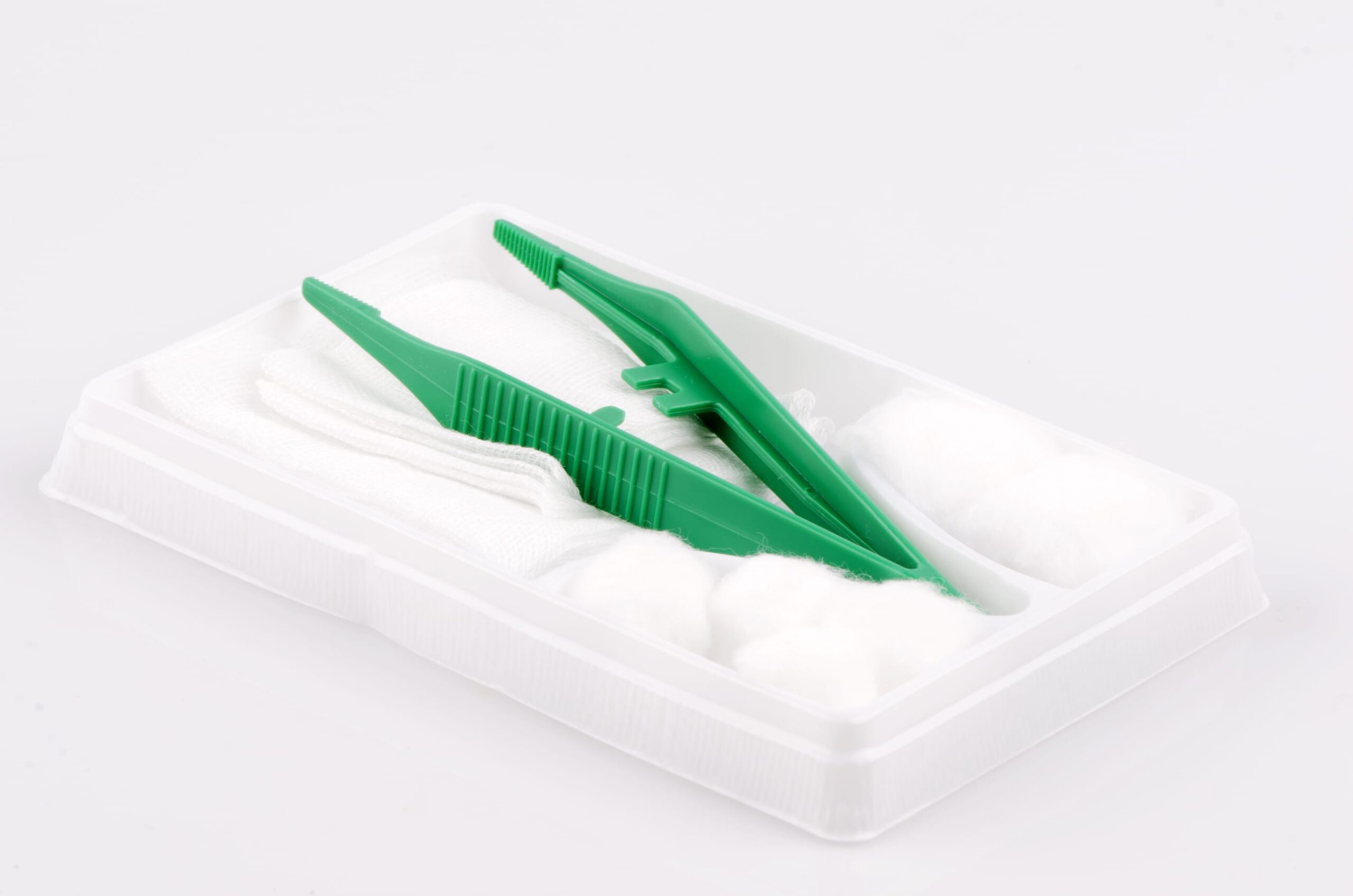 Sterile Dressing forceps Injection molded medical devices