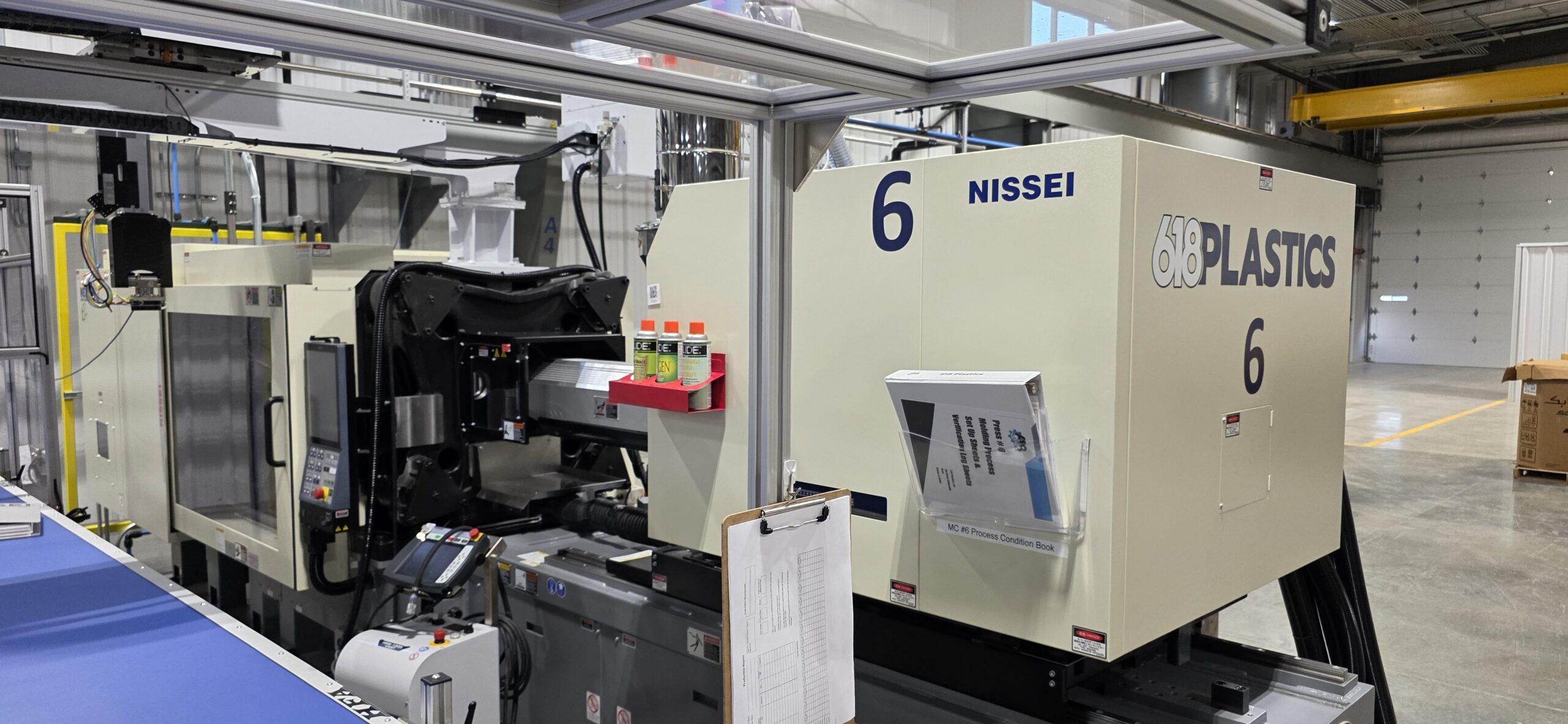 250 Ton injection molding press